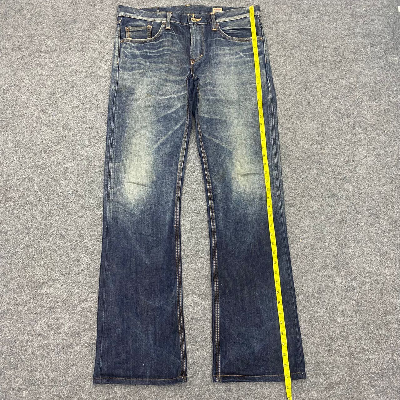 Edwin 💥Flare💥Vintage Edwin 503 Company Denim Jeans Size US 36 / EU 52 - 3 Thumbnail