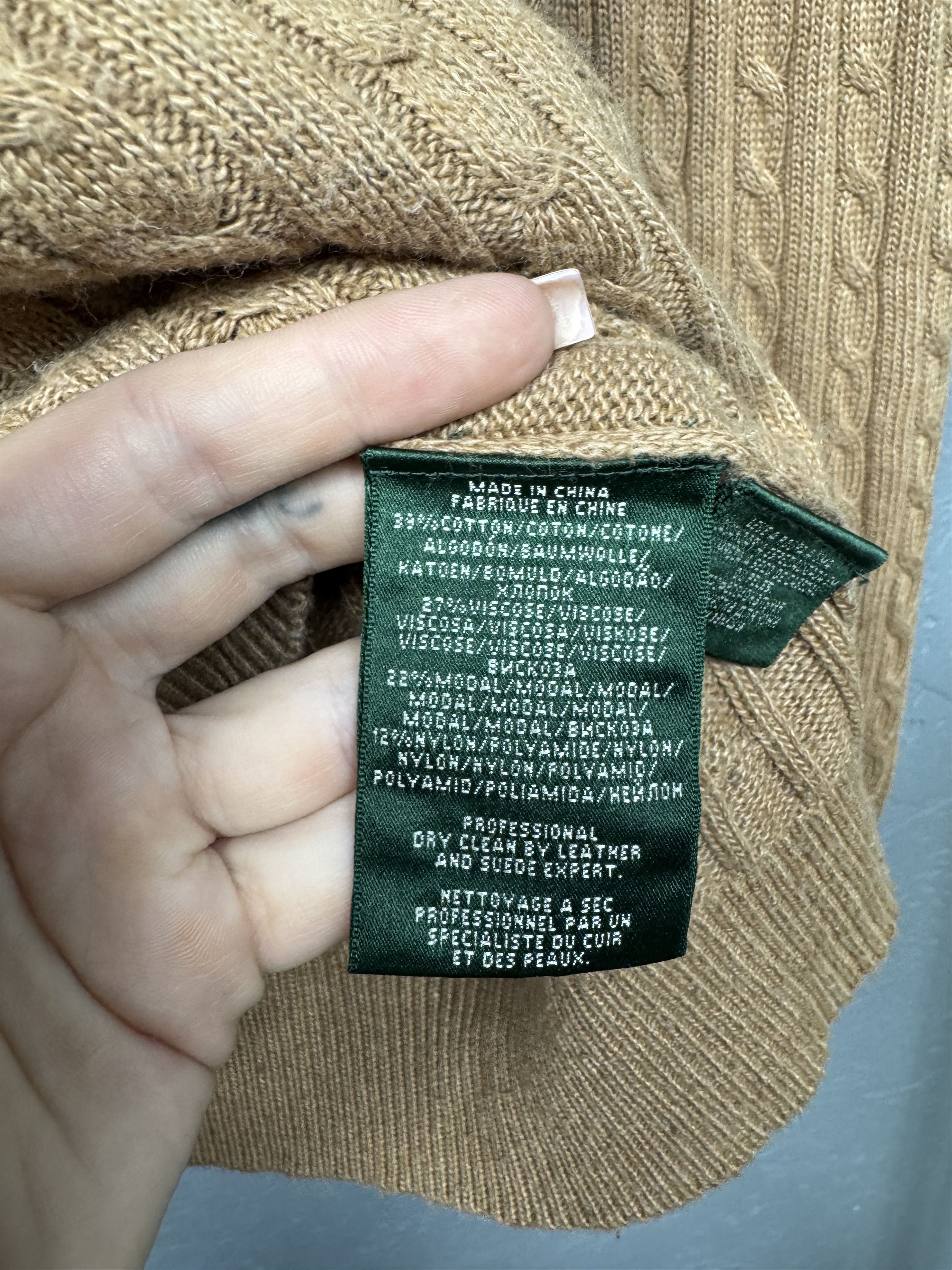 Polo Ralph Lauren Polo Ralph Lauren Womens Knit Sweater Size XL / US 12-14 / IT 48-50 - 4 Thumbnail