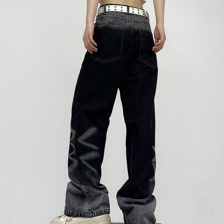 Japanese Brand × Jean Retro loose straight leg corrugated jeans Size US 32 / EU 48 - 2 Thumbnail