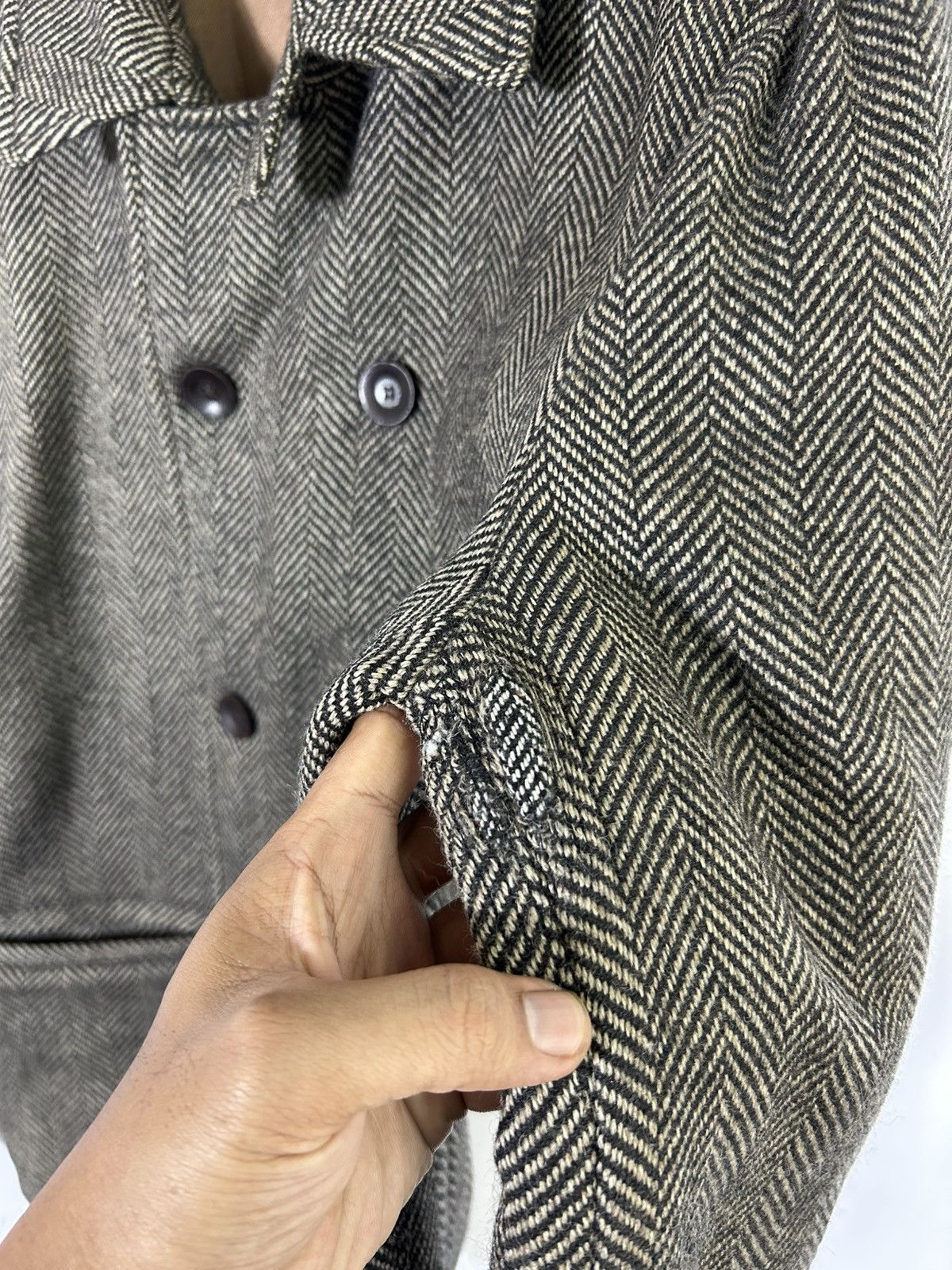 A.P.C. A.P.C. x Robert Noble Wool Herringbone Vintage Tweed Jacket Size US M / EU 48-50 / 2 - 15 Thumbnail