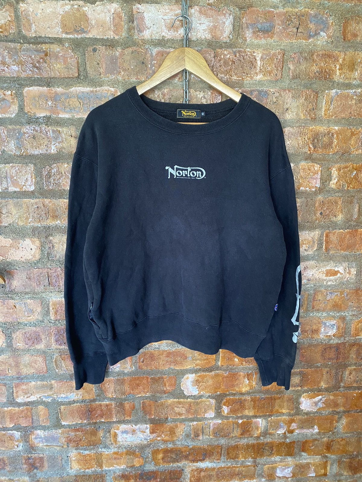 Japanese Brand Vtg Norton Pin up girl sex logo Rare Size US M / EU 48-50 / 2 - 7 Thumbnail