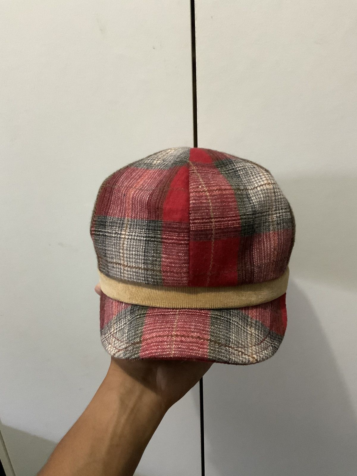 Japanese Brand Newsboy Patchwork Japan Retro Hat Size ONE SIZE - 1 Thumbnail
