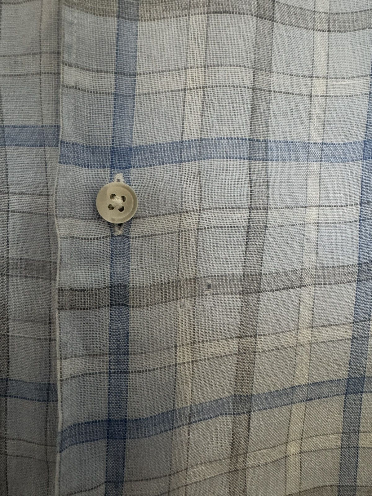 Ermenegildo Zegna Zegna Checkered Shirt Men’s Size US XL / EU 56 / 4 - 5 Thumbnail