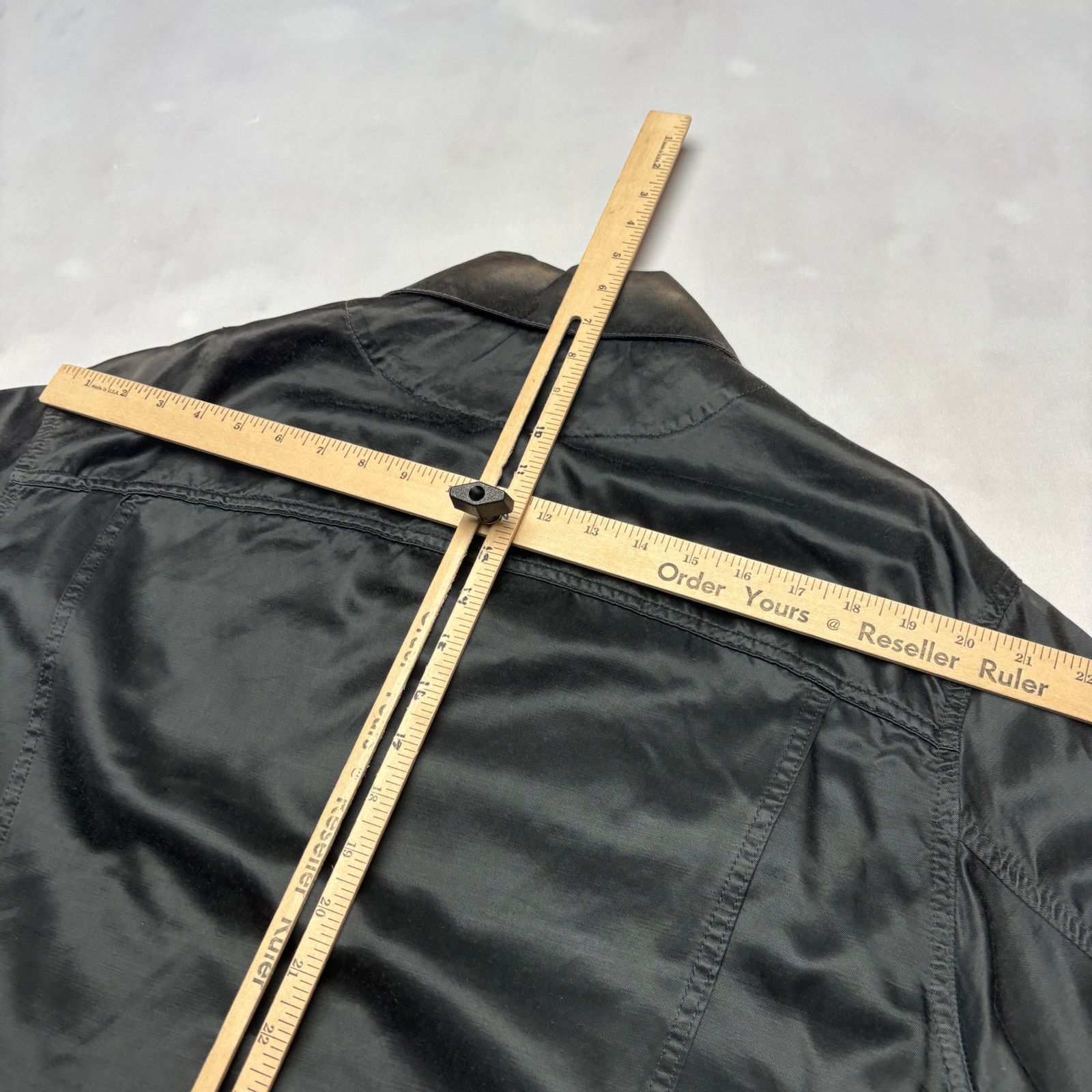Katharine Hamnett London Vintage Katherinne Hamnett Denim Black Textured Trucker XL Size US XL / EU 56 / 4 - 10 Thumbnail