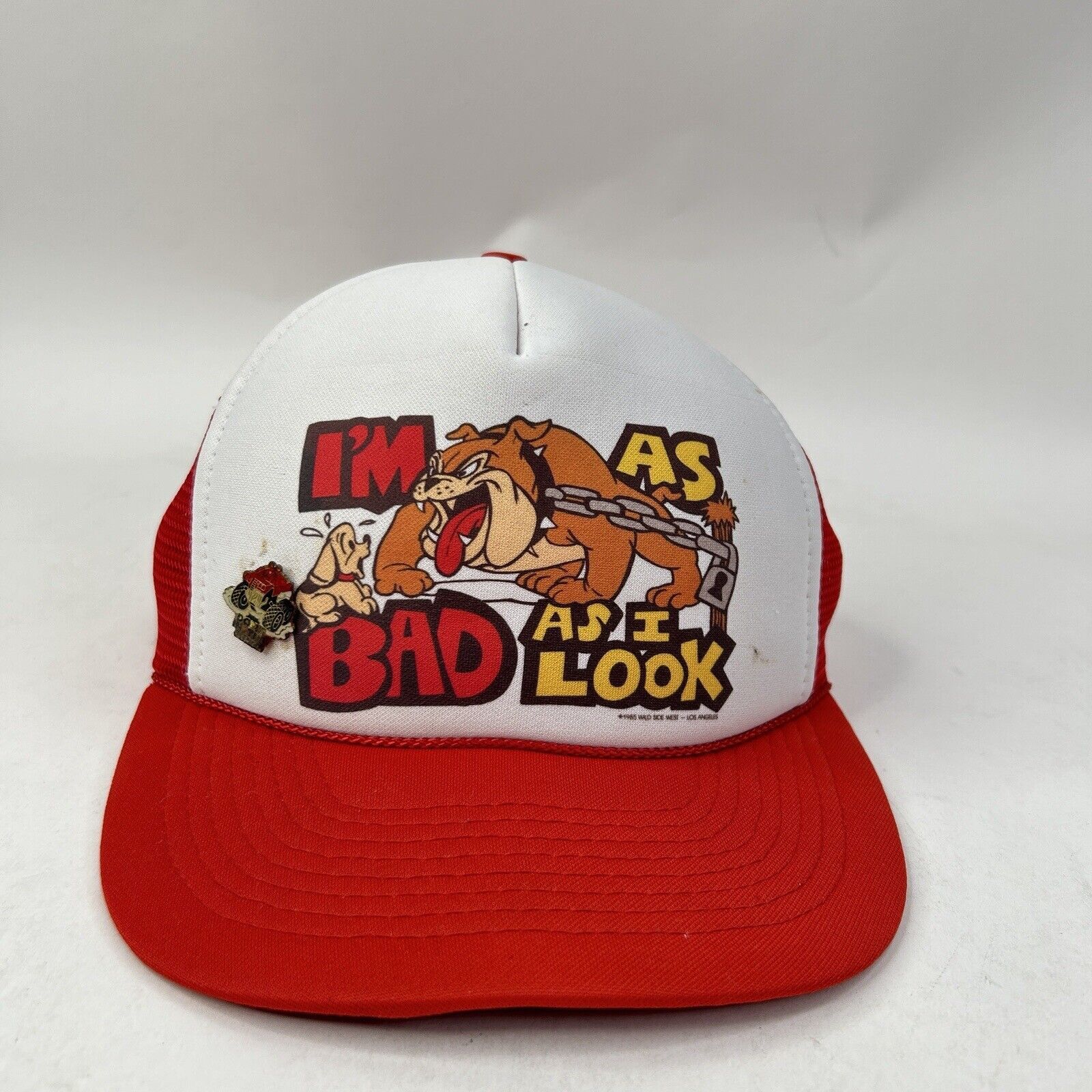 Vintage Vintage 80’s “I’m As Bad As I Look” Men’s Trucker Hat 2024 Size ONE SIZE - 1 Thumbnail