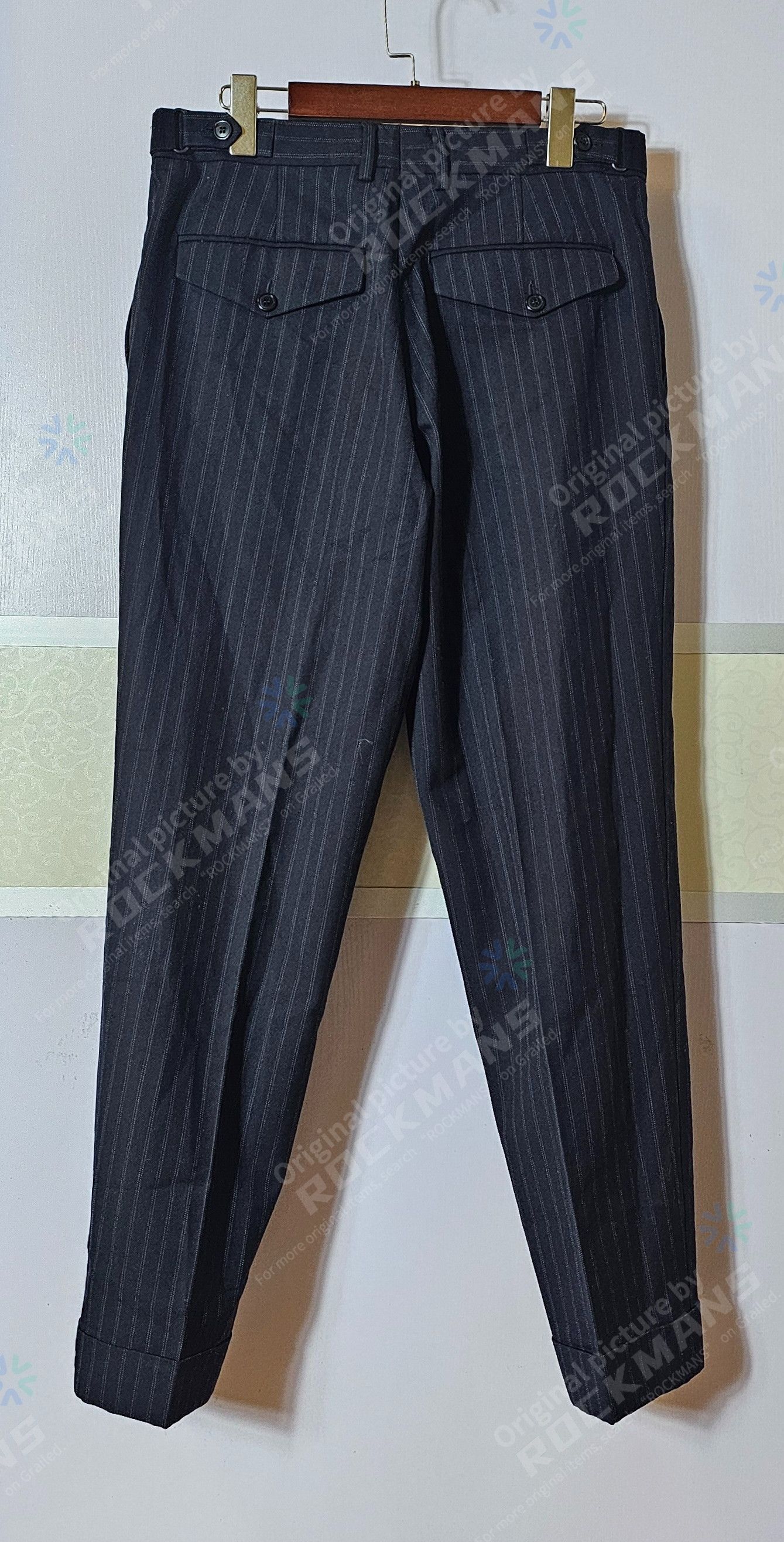 Dries Van Noten Dries Van Noten Men's Wool Pants Size 48 Fits Like 46 Size US 32 / EU 48 - 3 Thumbnail