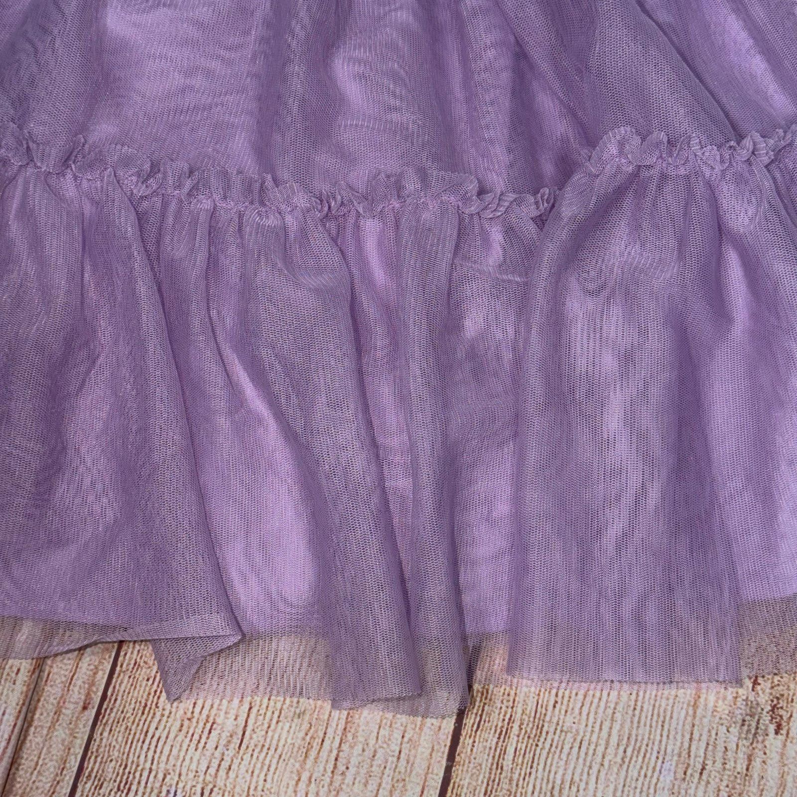 Other Cat & Jack Girls' Lavender Tulle Dress XS (4/5) Size XS / US 0-2 / IT 36-38 - 3 Thumbnail