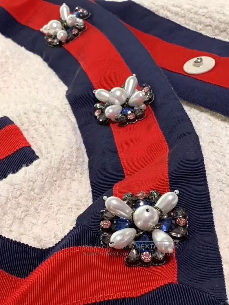 Gucci Gucci Colour-blocked classic striped pearl diamond buckle Size XS / US 0-2 / IT 36-38 - 6 Thumbnail