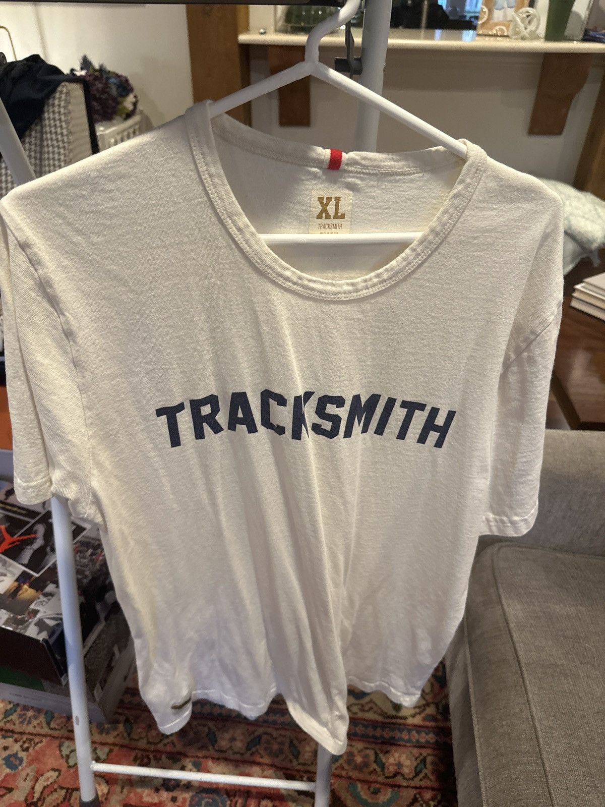 Tracksmith New England Tracksmith cream logo tee XL Size US XL / EU 56 / 4 - 1 Thumbnail