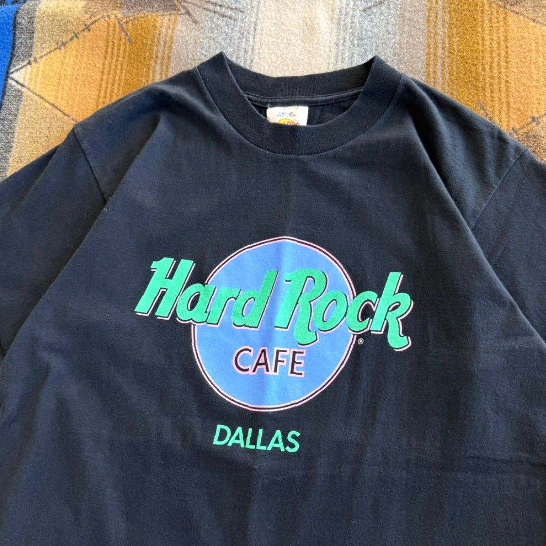 Hard Rock Cafe VINTAGE Hard Rock Cafe Dallas Texas T-Shirt L Men Short Sleeve Solid Black 90s 1990s USA Size US L / EU 52-54 / 3 - 2 Thumbnail
