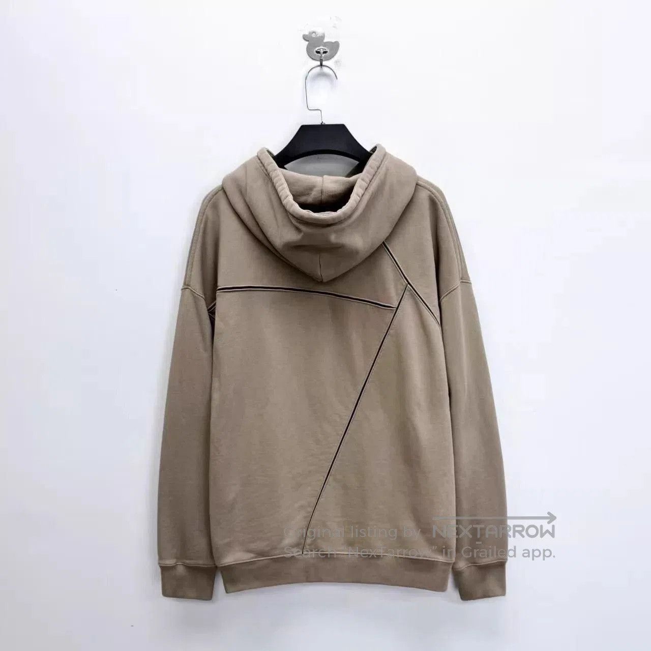 Loewe Beige Hoodie with Contrast Stitching and Drawstring. Size US S / EU 44-46 / 1 - 2 Thumbnail