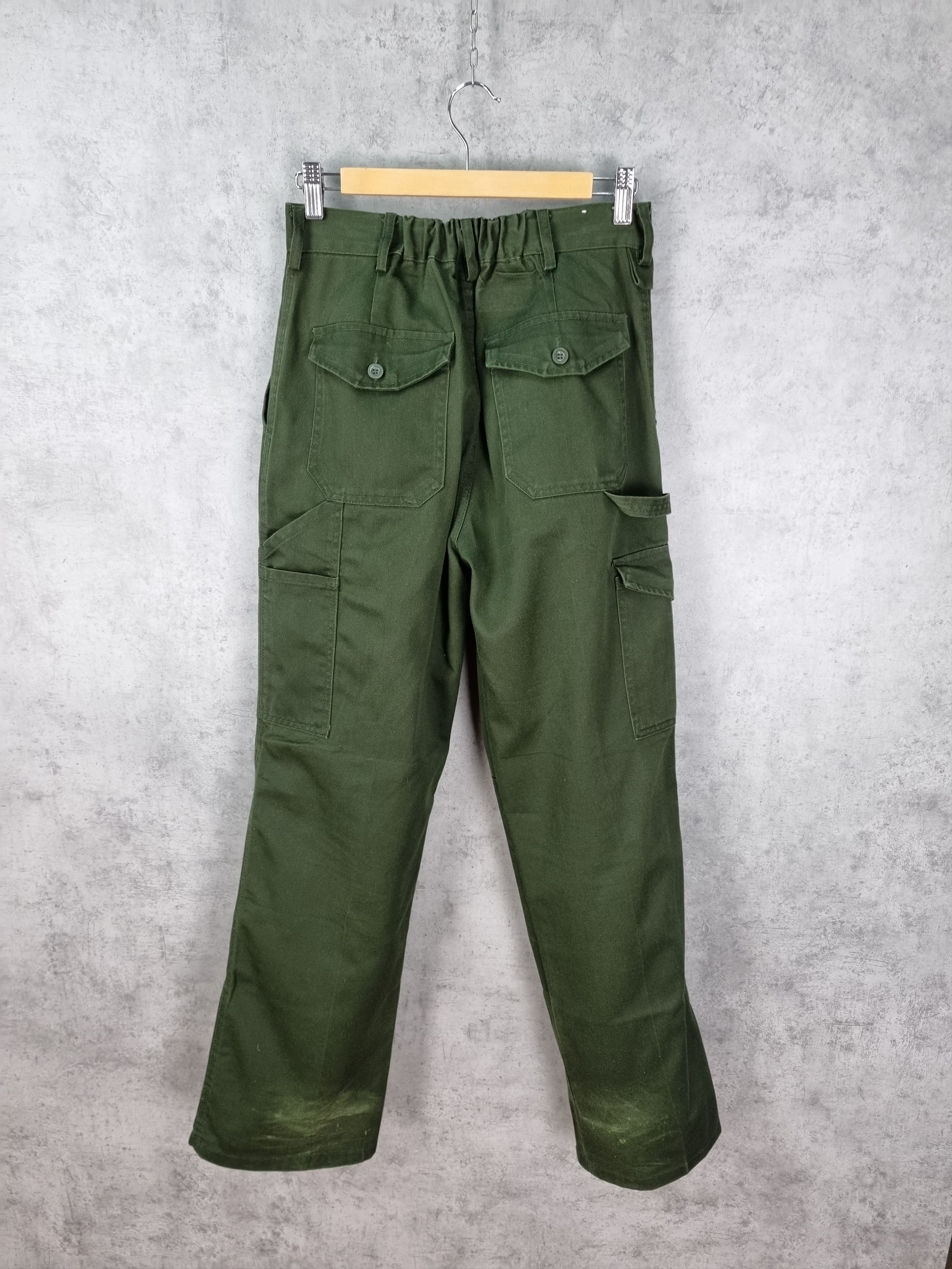 Dickies 90s Dickies Double Knees Cargo Carpenter Military Pants Size US 28 / EU 44 - 3 Thumbnail