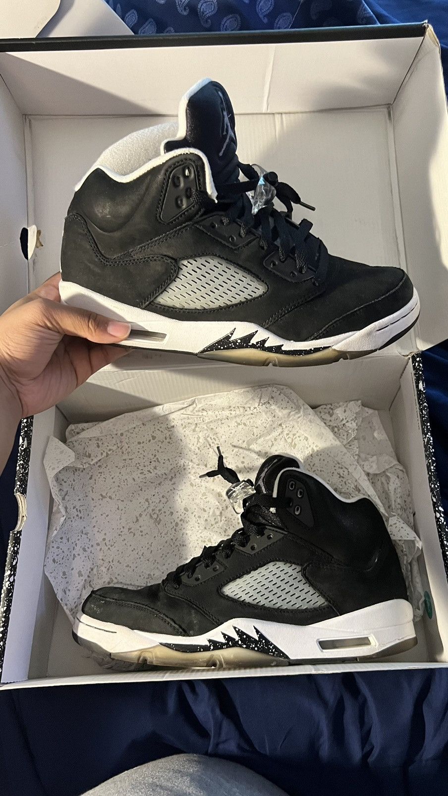 Jordan Brand Jordan 5 Oreos Size US 8 / EU 41 - 1 Thumbnail