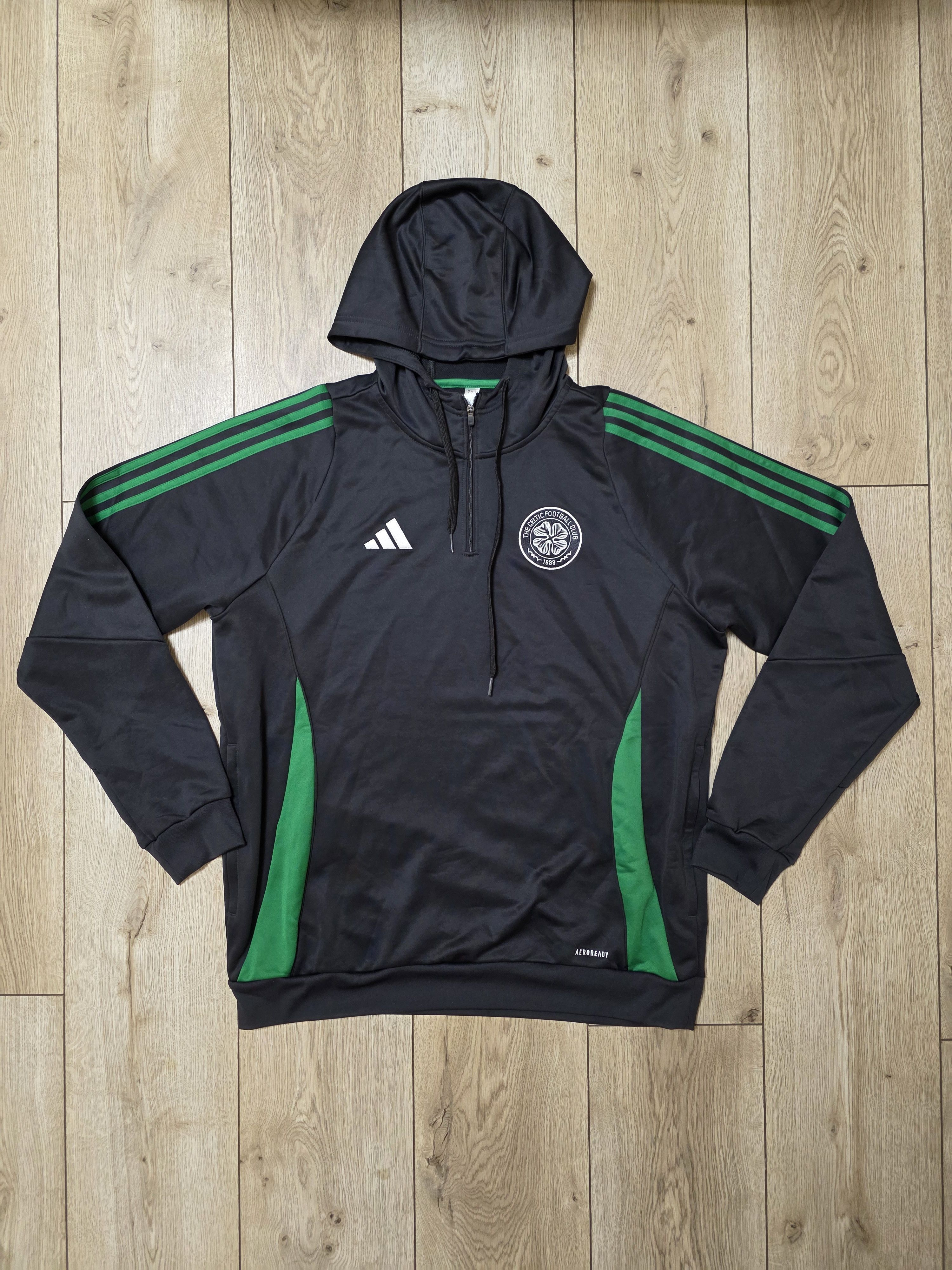 Adidas CELTIC 2024 TRAINING FOOTBALL JACKET SOCCER JACKET 1/3 ZIP Size US L / EU 52-54 / 3 - 1 Thumbnail