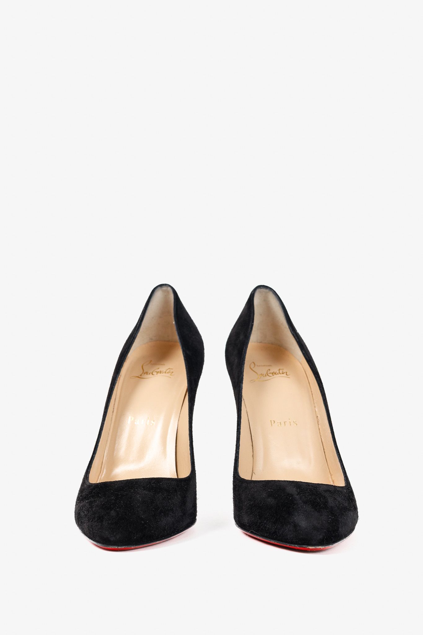 Christian Louboutin Christian Louboutin Eloise Veau Velours Pointed-Toe Pumps Size US 7.5 / IT 37.5 - 2 Thumbnail