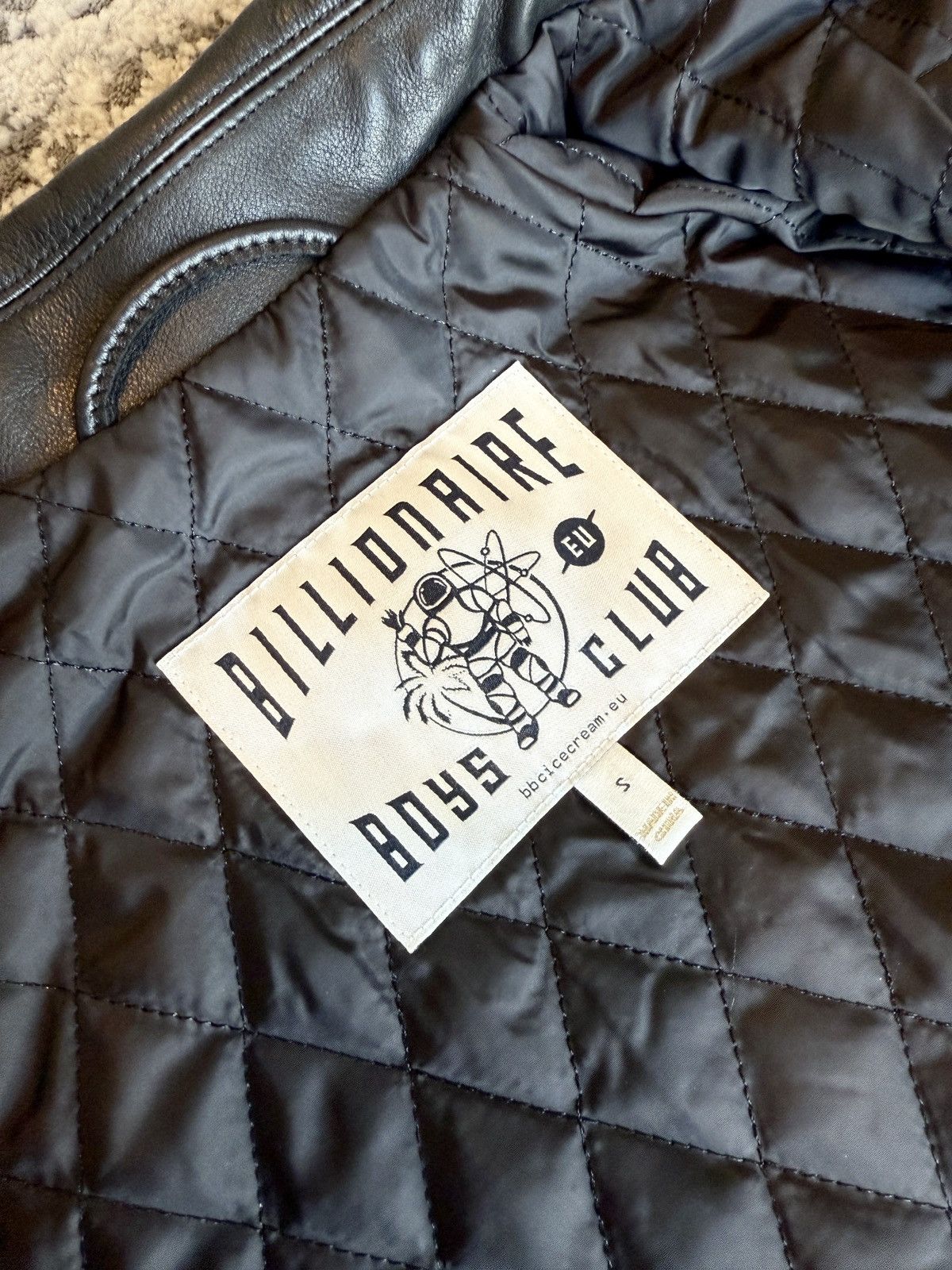 Billionaire Boys Club BILLIONAIRE BOYS CLUB LEATHER COACH JACKET- BLACK, size S Size US S / EU 44-46 / 1 - 18 Thumbnail