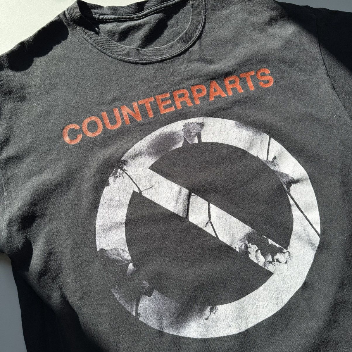 Band Tees Counterparts Vintage Washed T-shirt Canadian Hardcore Punk Size US L / EU 52-54 / 3 - 2 Thumbnail