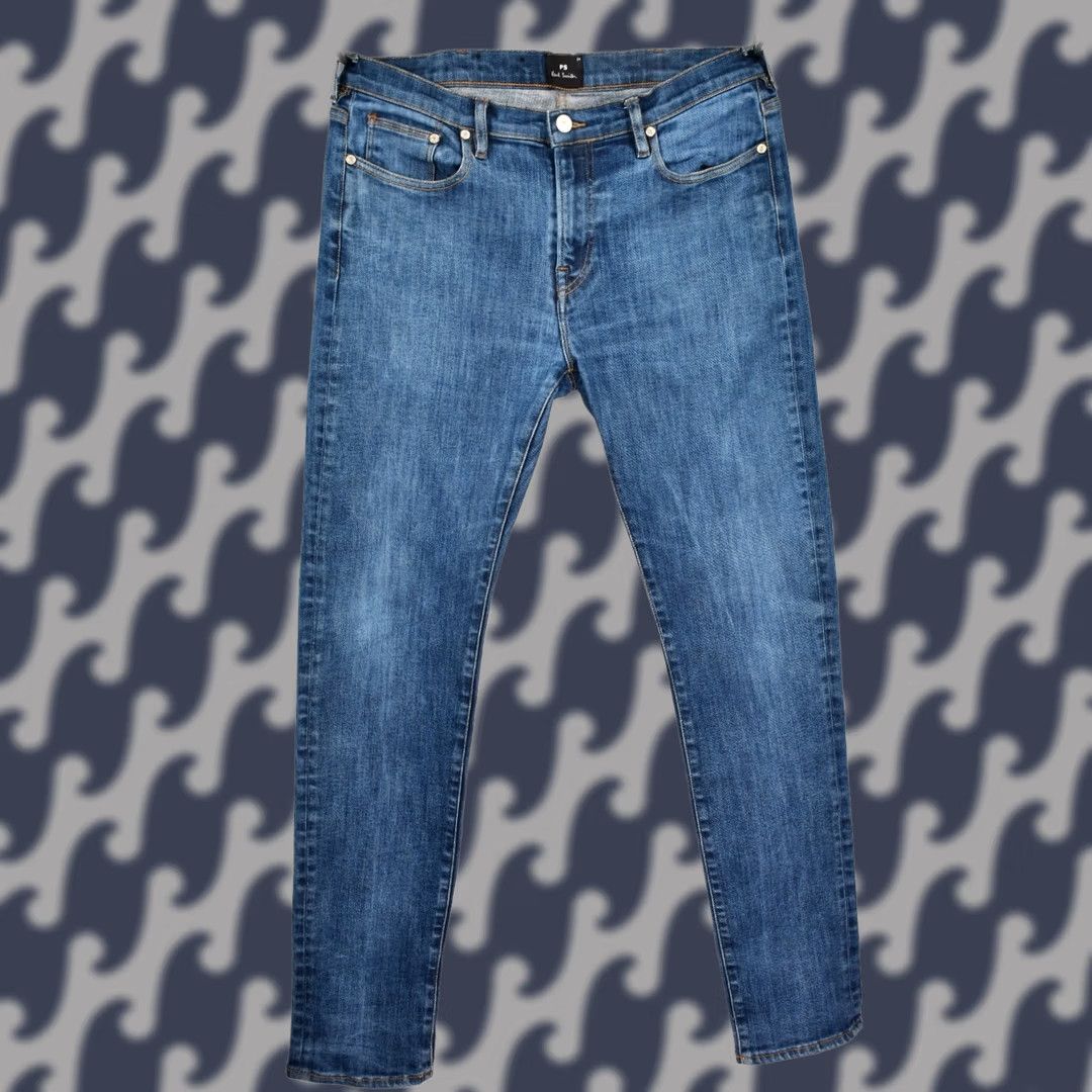 Paul Smith PAUL SMITH Jeans Slim Fit 34R Men Slim Denim Blue 5-Pocket Jea Size US 34 / EU 50 - 1 Thumbnail