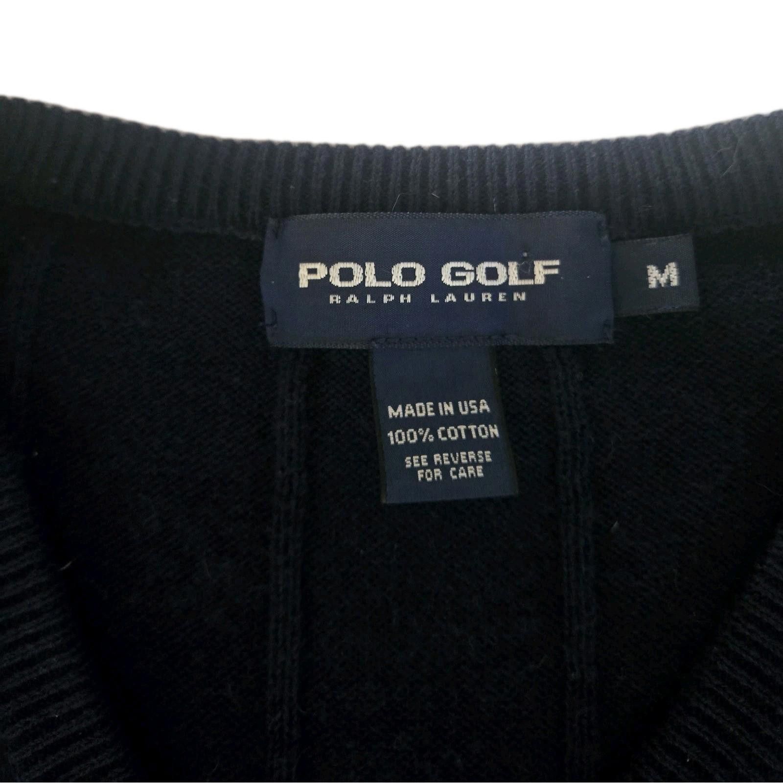 Polo Ralph Lauren Vtg Polo Golf Ralph Lauren Sweater Vest Mens M Blue USA Made Size US M / EU 48-50 / 2 - 3 Thumbnail