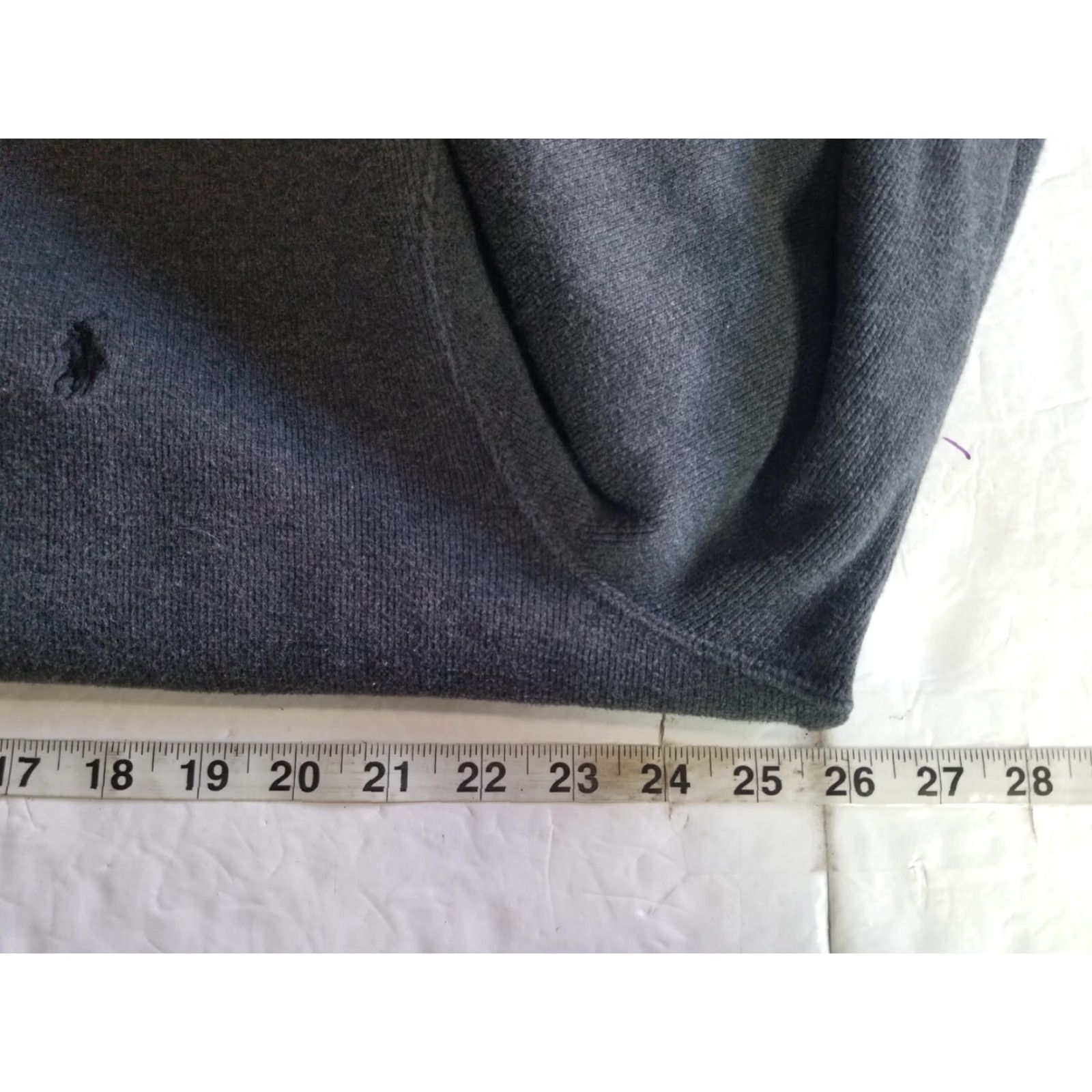 Polo Ralph Lauren Polo Ralph Lauren Sweater Pullover Mock Neck 1/4 Zip XL Mens Gray Regular Knit Cotton Size US XL / EU 56 / 4 - 4 Thumbnail