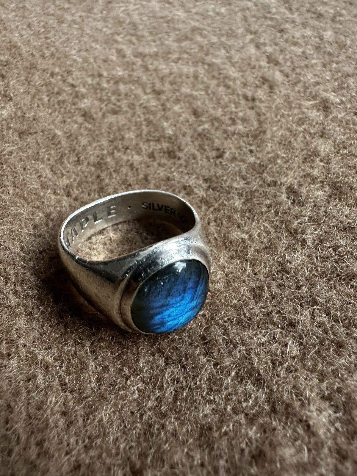 Other MAPLE Tommy Signet Ring - Labradorite Insert - US10 19mm Size ONE SIZE - 6 Thumbnail