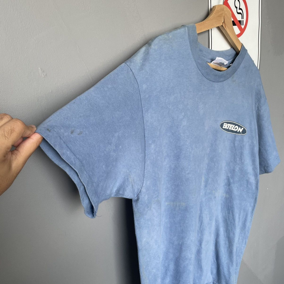 Vintage Thrashed Faded Vintage 90s Racquet Ball ERD GRUNGE TEE Size US L / EU 52-54 / 3 - 4 Thumbnail