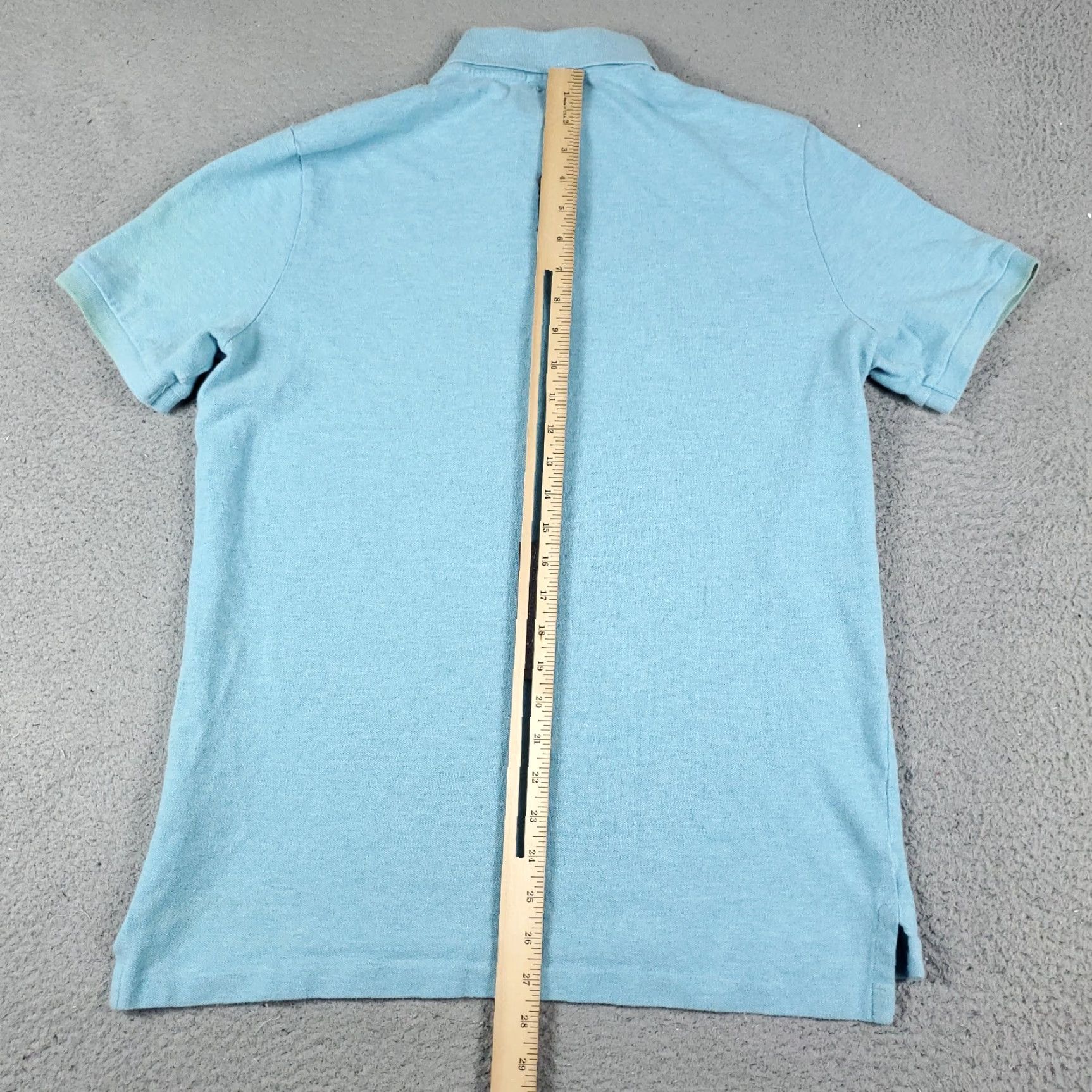 Ralph Lauren Ralph Lauren Polo Shirt Mens Medium Blue Solid Casual Short Sleeve Size US M / EU 48-50 / 2 - 7 Thumbnail