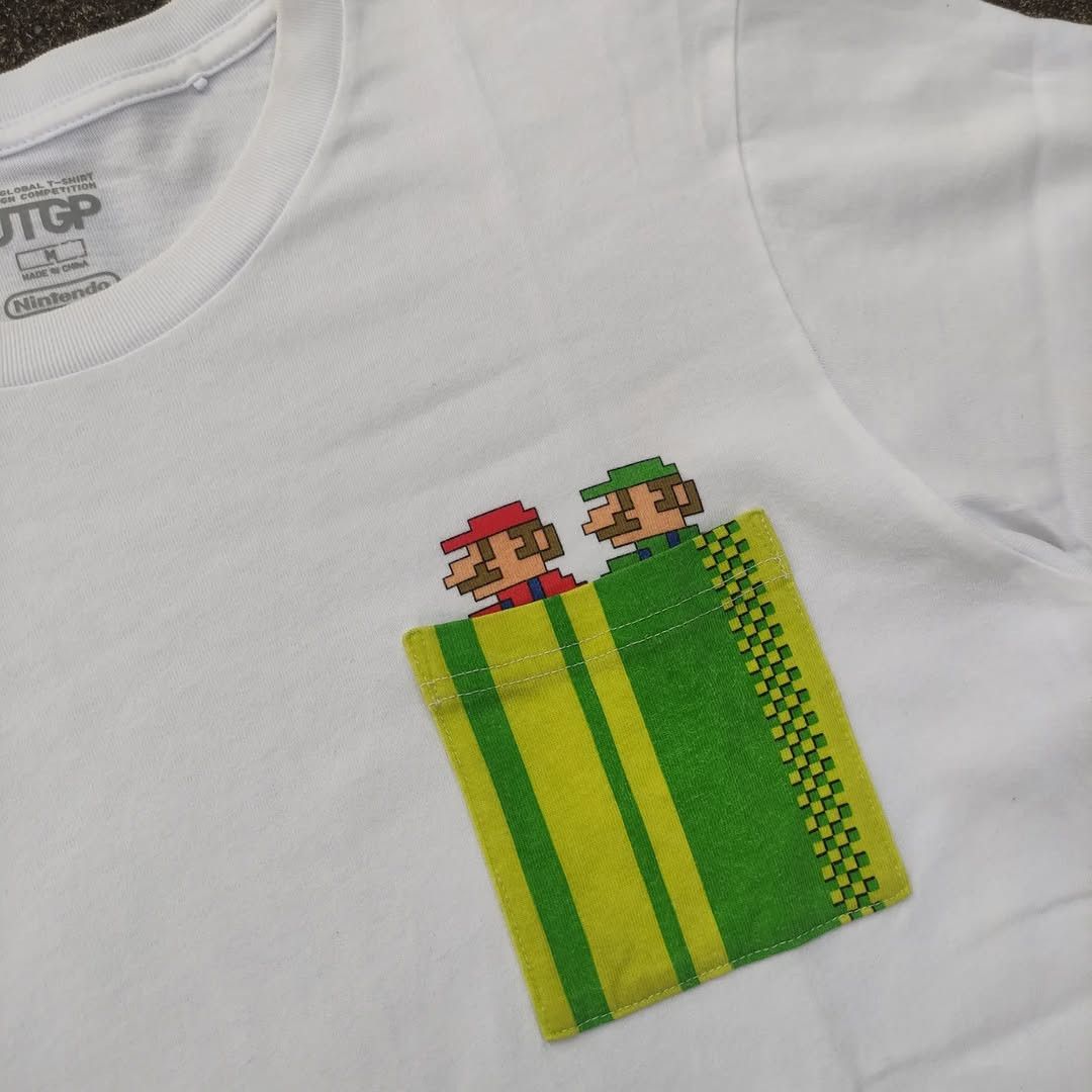 Vintage Super Mario Uniqlo Tshirt Size US M / EU 48-50 / 2 - 3 Thumbnail