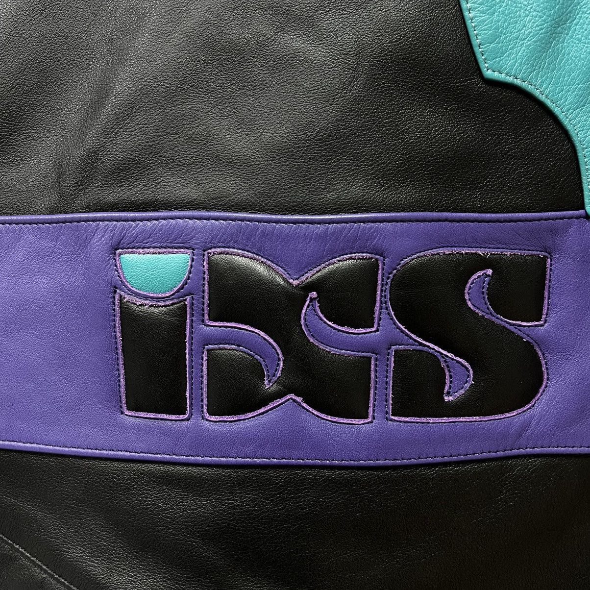 Leather iXS Motorcycle Leather Jacket Racing y2k Size M / US 6-8 / IT 42-44 - 21 Thumbnail