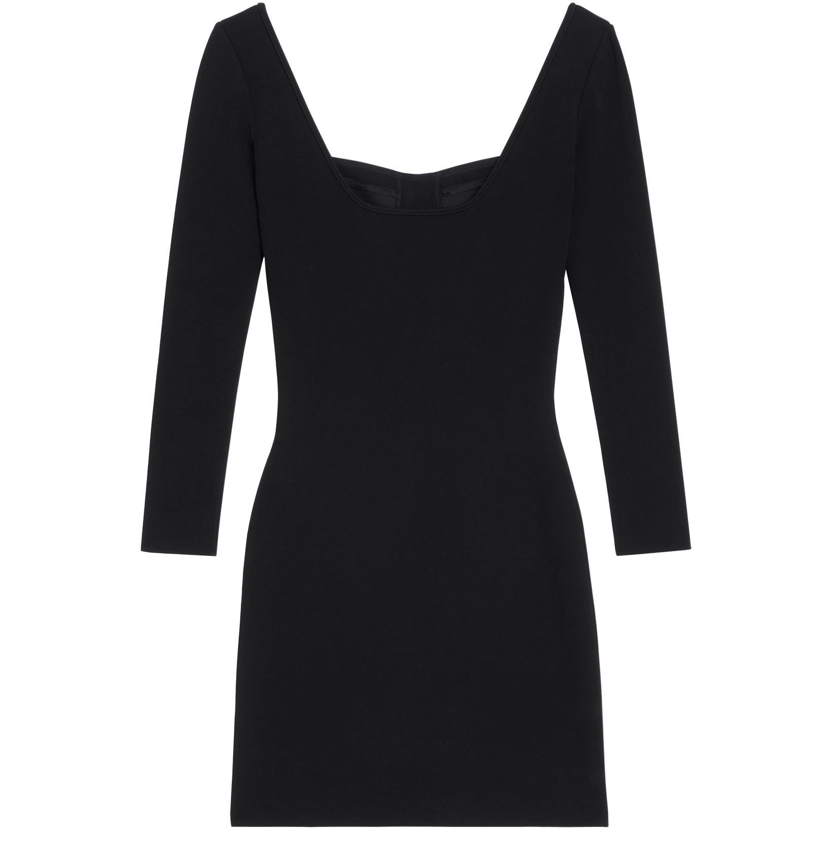 Celine o1w1db11124 Underpinning Corset Viscose Dress in Black Size XS / US 0-2 / IT 36-38 - 2 Thumbnail