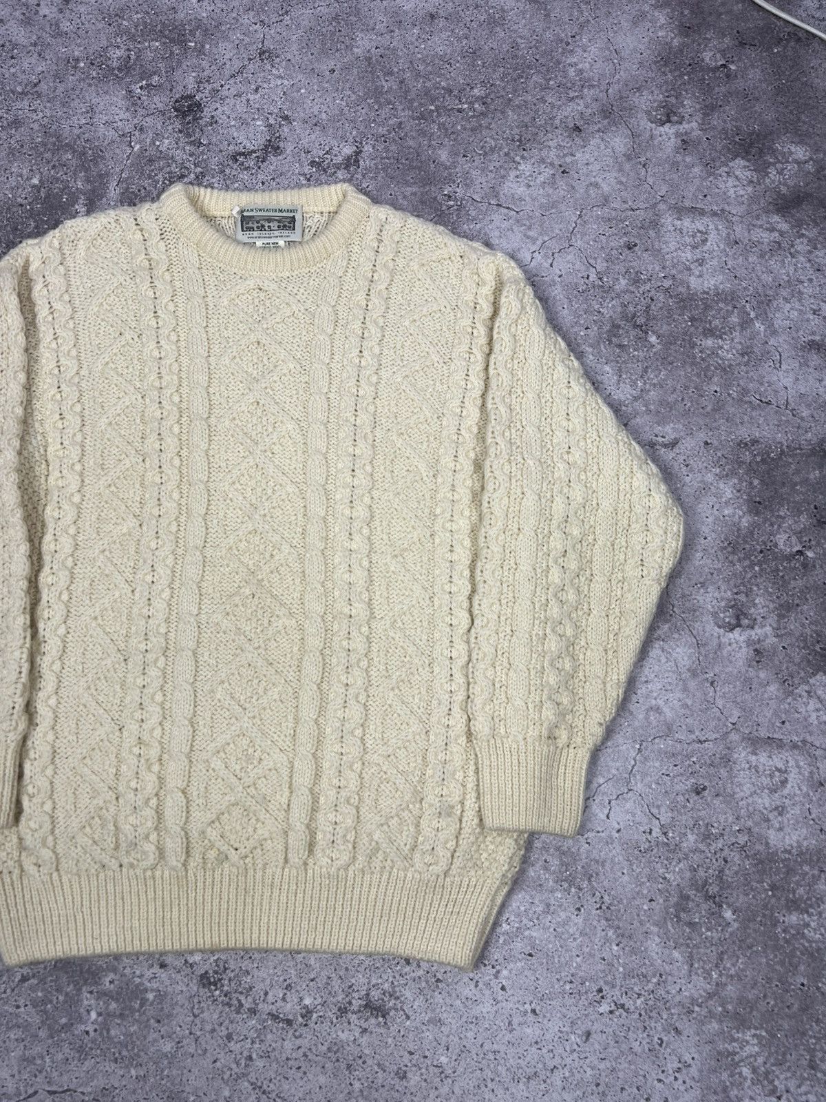 Aran Sweater Market Aran Sweater Market Women's Wool Knit Sweater Size M / US 6-8 / IT 42-44 - 3 Thumbnail