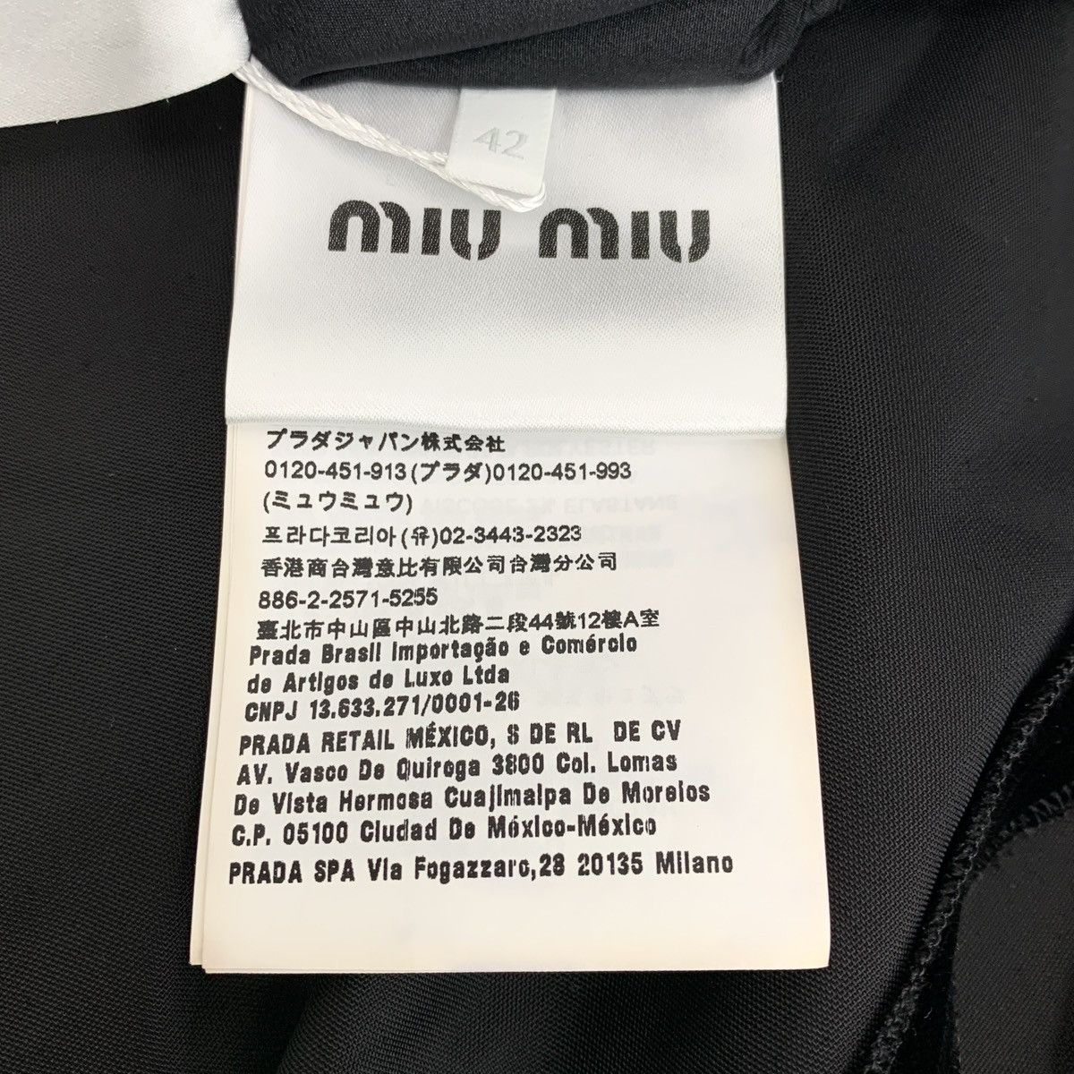 Miu Miu Miu Miu 22 Black V-Neck Single Breasted Bubble Sleeve Dress Size M / US 6-8 / IT 42-44 - 6 Thumbnail