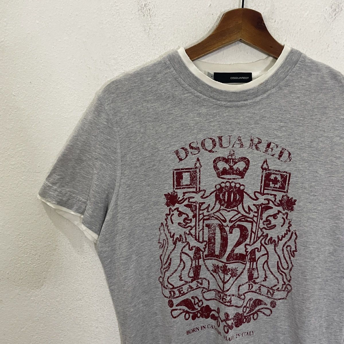 Dsquared2 Vintage Dsquared2 Big Logo Short Sleeve Tee Size US S / EU 44-46 / 1 - 3 Thumbnail