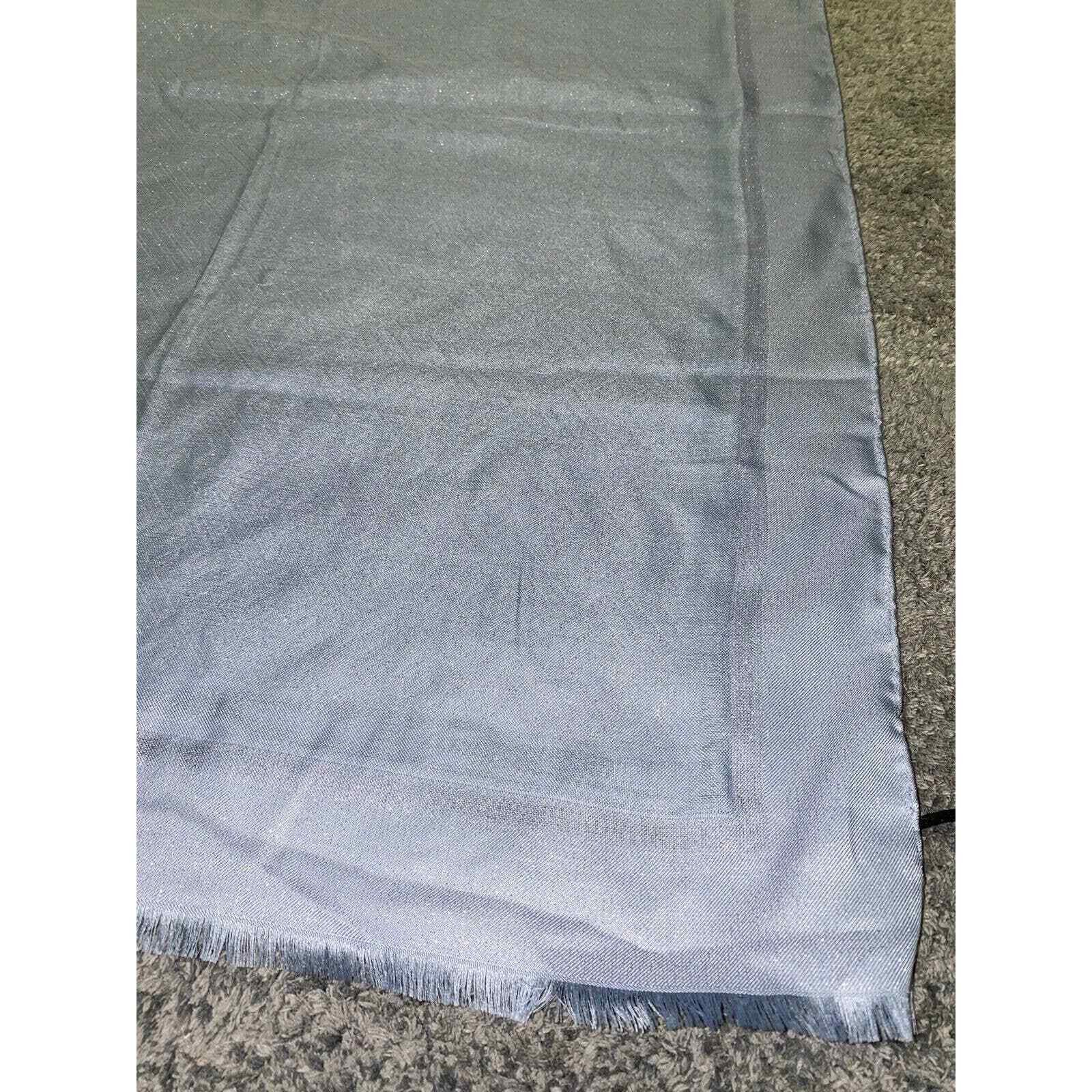 Fendi Fendi Monogram Logo Silk Fringe Hem Wrap Shawl Stole Scarf Size ONE SIZE - 4 Thumbnail