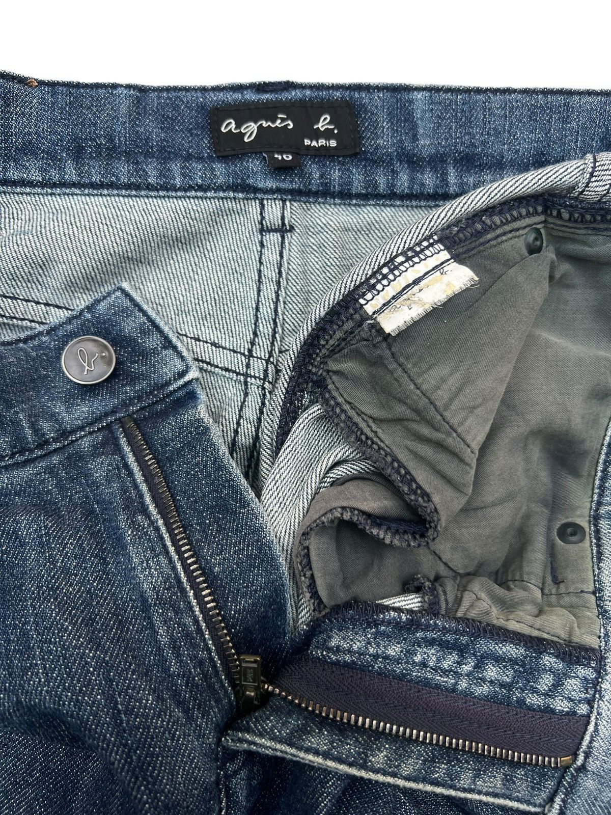 agnes b. Vintage Agnes B Jeans Stretch Denim Pants 30x32 Size 30" / US 8 / IT 44 - 10 Thumbnail