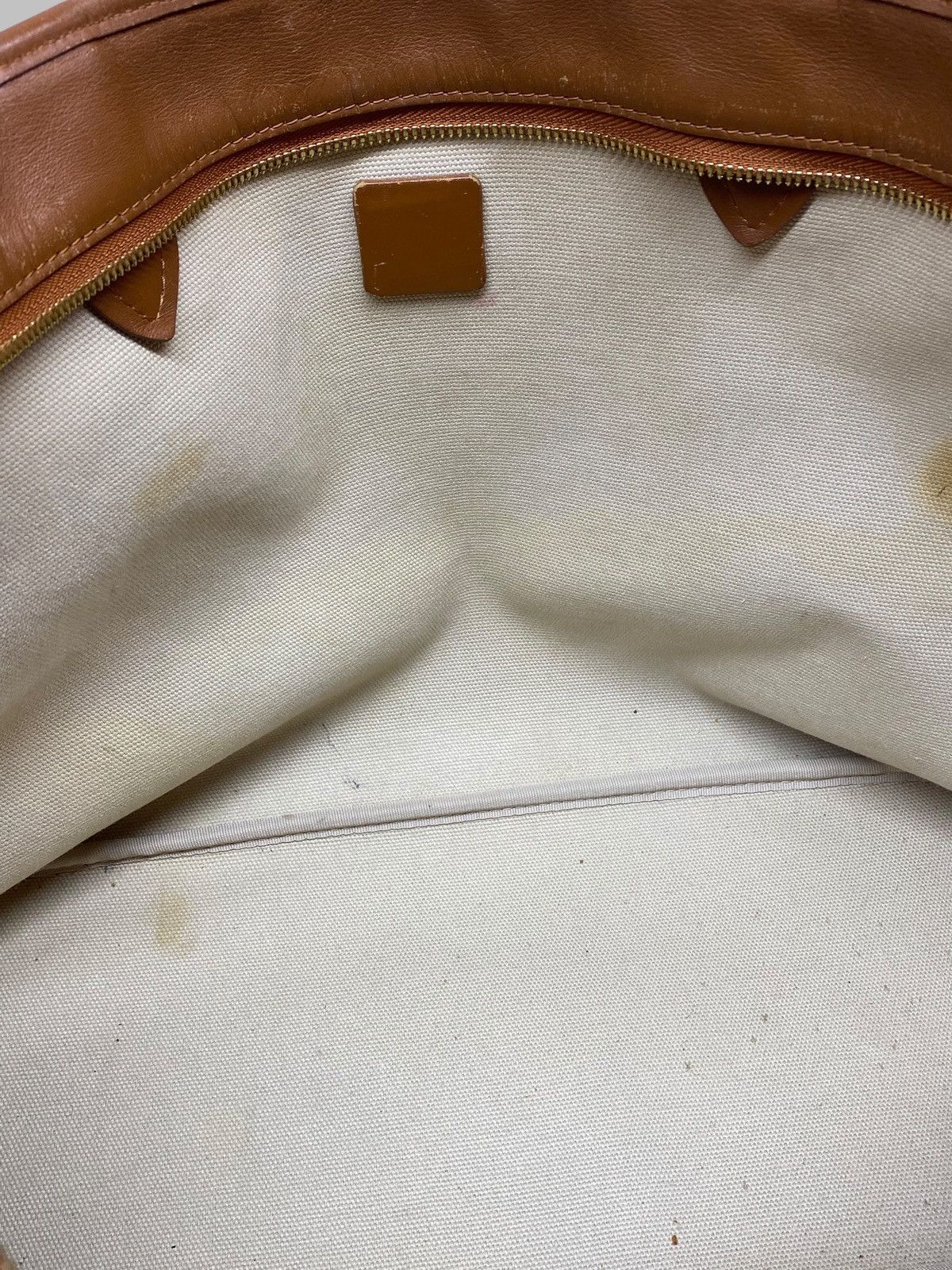 MCM MCM Visetos Tote Bag Cognac Brown Monogram Leather Bag Size ONE SIZE - 19 Thumbnail