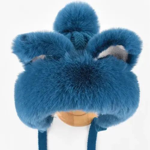 Other Hamada x Katou Blue Cat Ear Protection Hat Size ONE SIZE - 3 Thumbnail