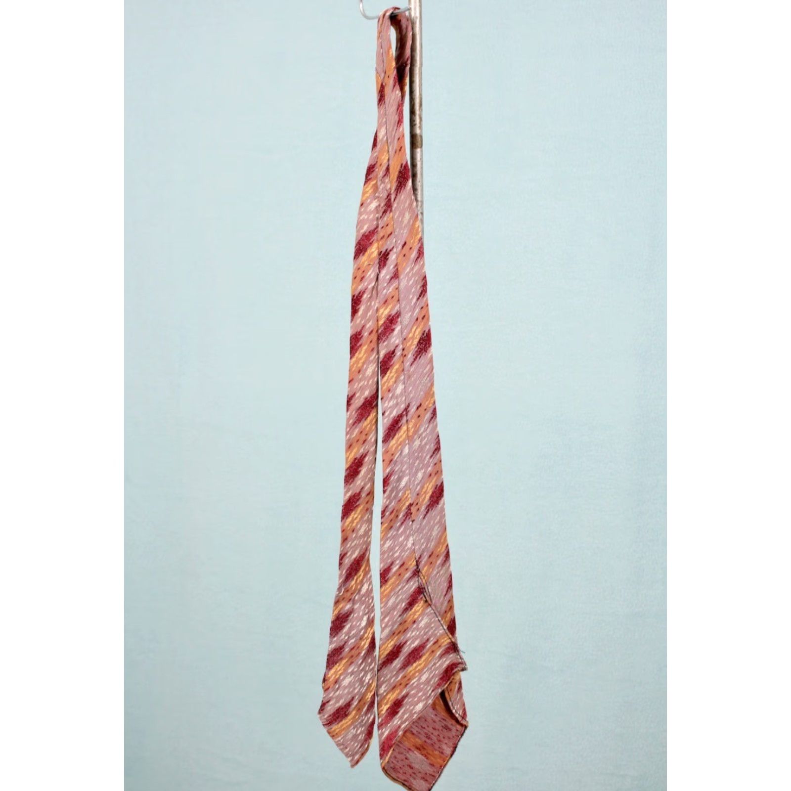 Vintage VTG 1930s Red & Yellow Abstract Pattern Necktie Men’s Tie 30s Rayon Vintage Condition Mens Size ONE SIZE - 7 Thumbnail