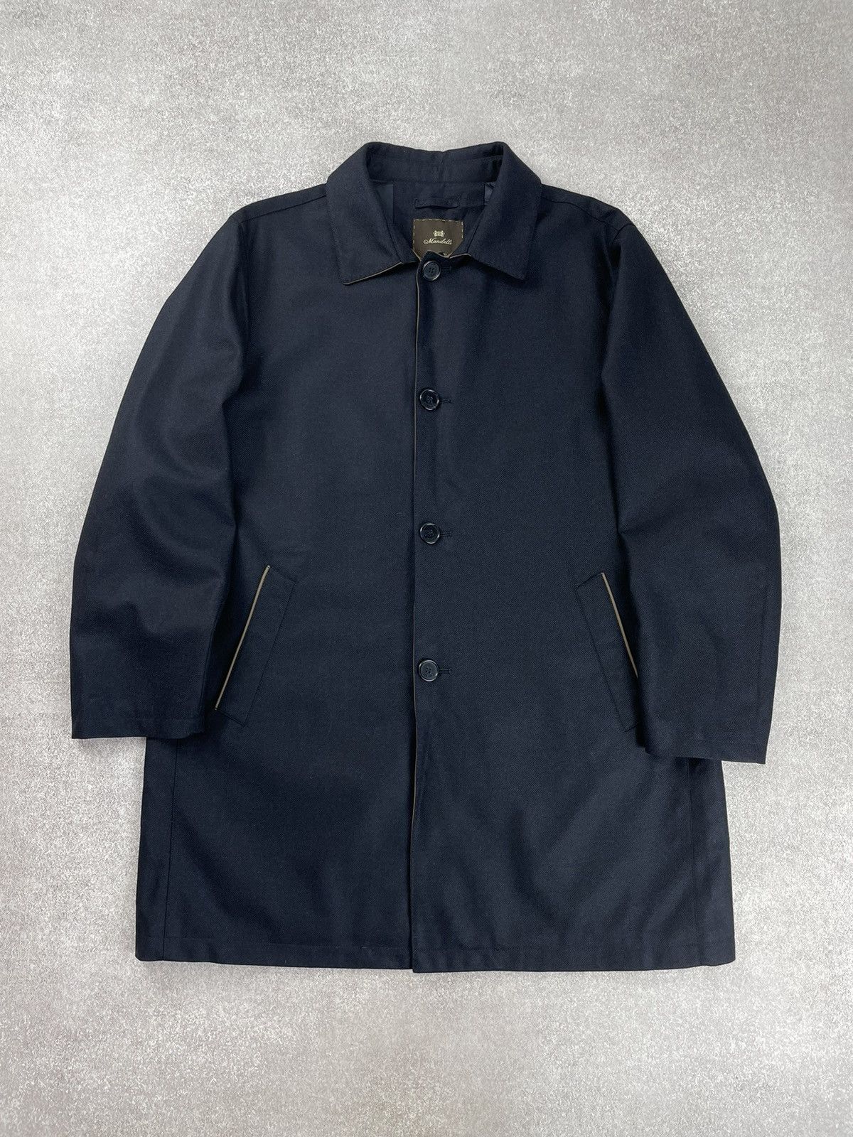 Mandelli Mandelli Wool/Cashmere ing. Loro Piana Coat Jacket Size US XL / EU 56 / 4 - 2 Thumbnail