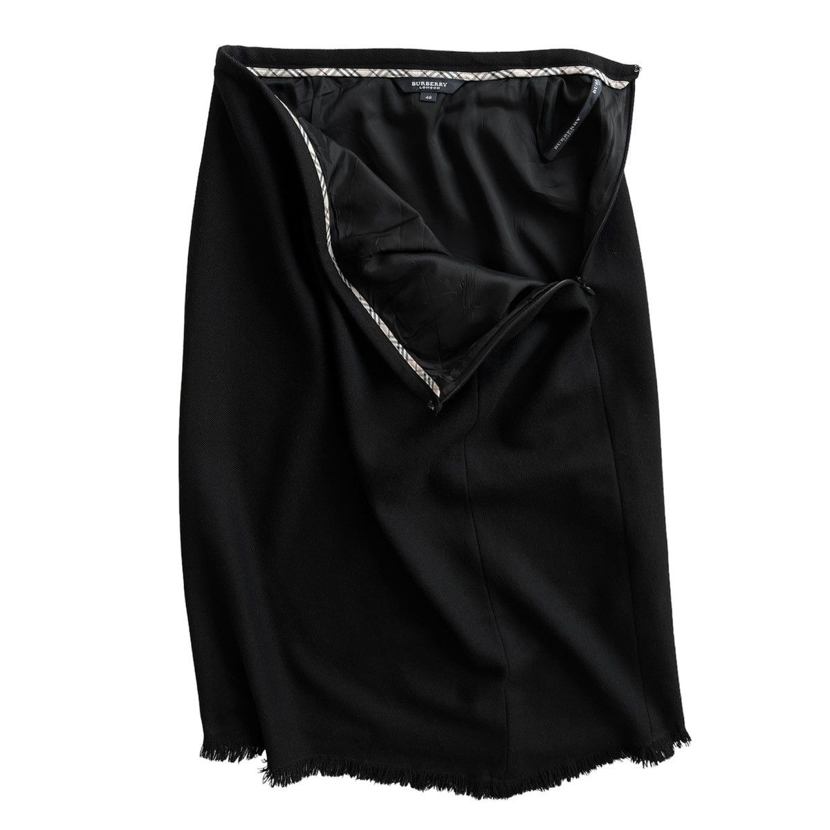Burberry BURBERRY BLACK MAXI SKIRT Size 28" / US 6 / IT 42 - 4 Thumbnail