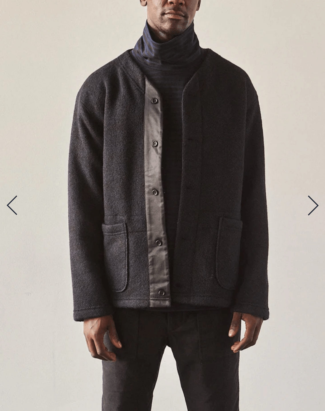 Engineered Garments Engineered Garments Knit Cardigan Jacket Navy/Black Size US M / EU 48-50 / 2 - 19 Thumbnail