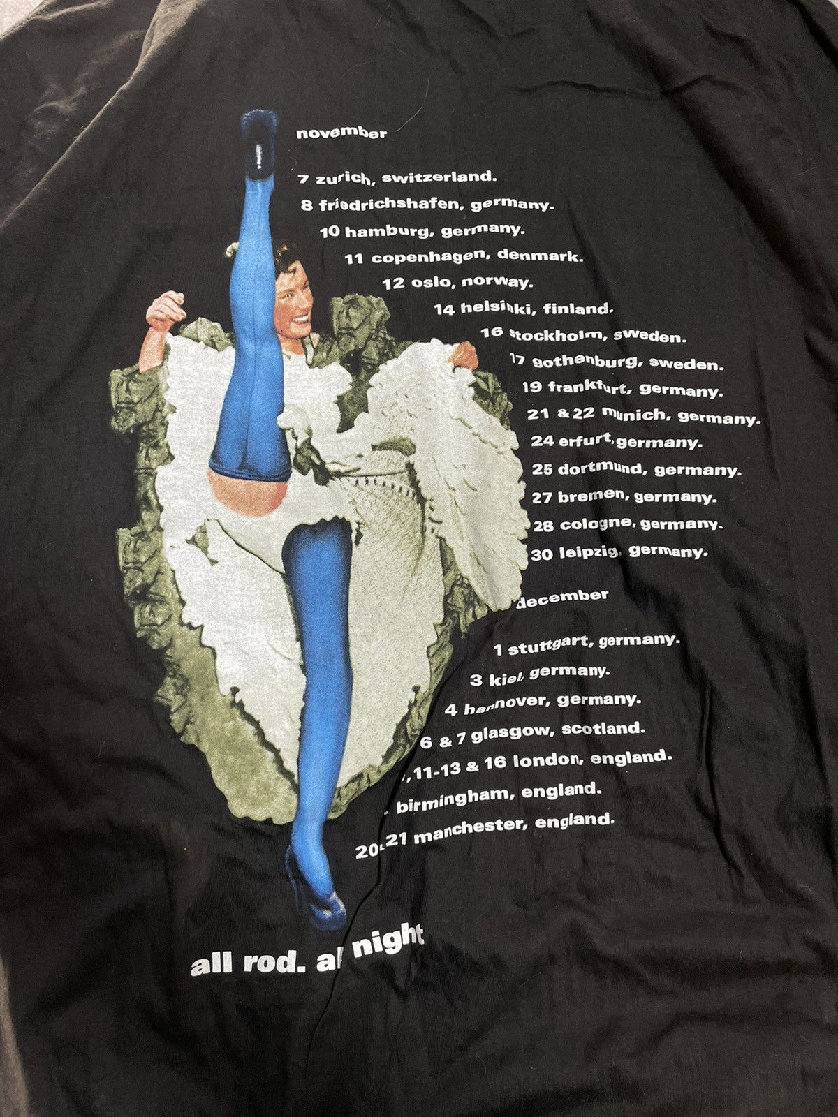 Band Tees × Vintage VINTAGE 90S ROD STEWART T SHIRT TEES TEE Size US XL / EU 56 / 4 - 10 Thumbnail