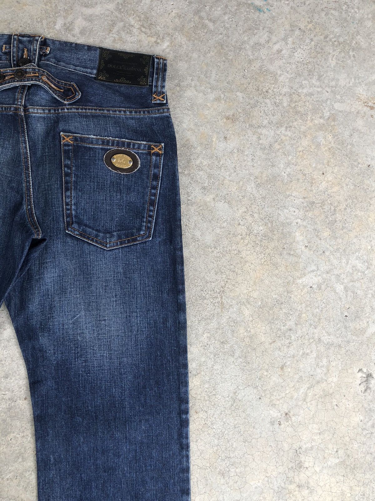 Dolce & Gabbana Rare Dolce & Gabbana Embroidered Distressed Jeans Size US 32 / EU 48 - 10 Thumbnail