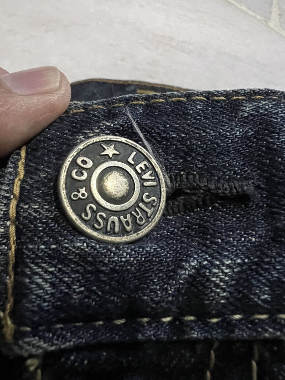Levi's × Levi's Vintage Clothing 💥Baggy 90s Vintage Levis 503 Mud Wash Jean Size US 30 / EU 46 - 11 Thumbnail