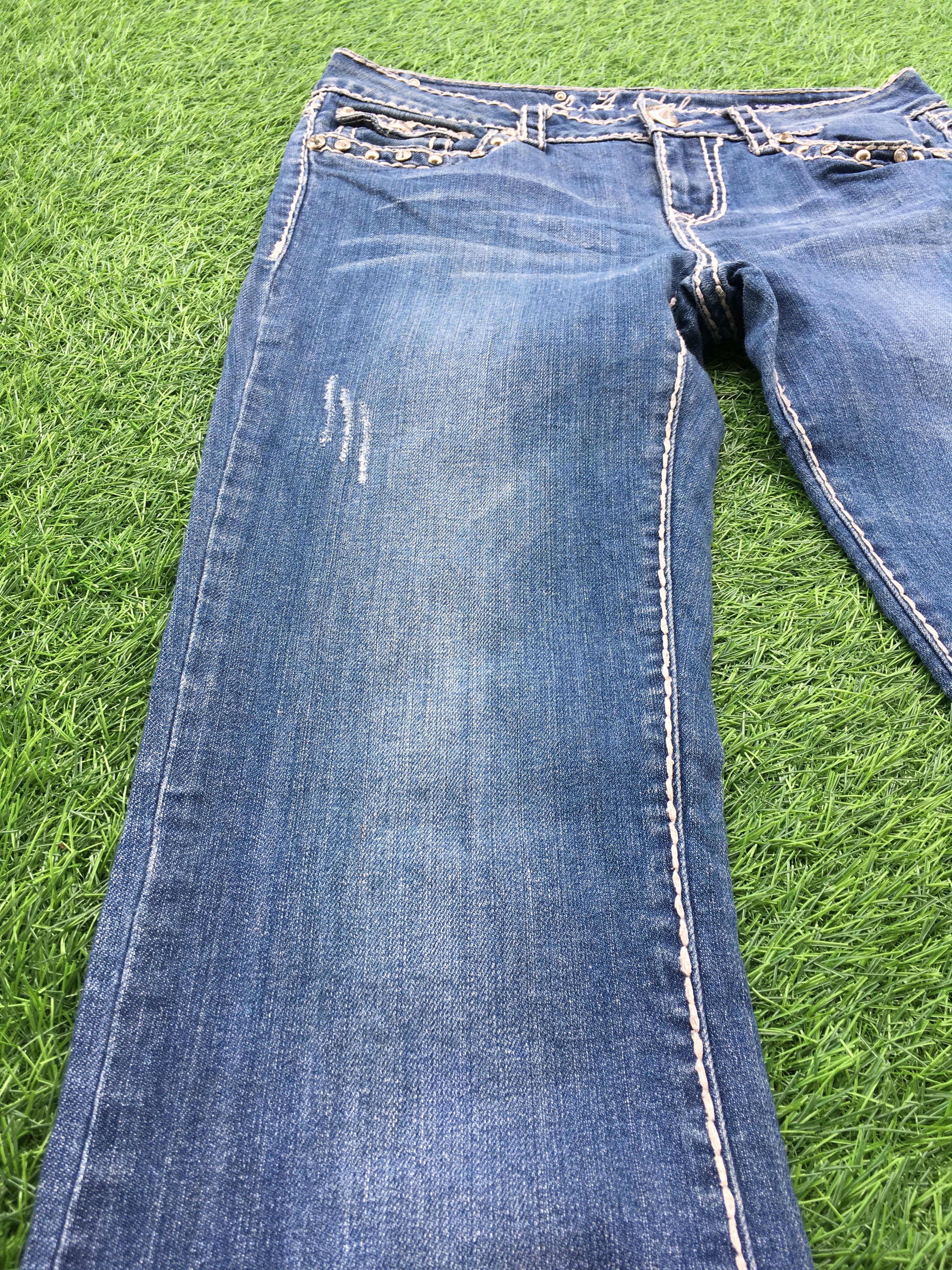 Grace in LA LA Idol USA signature cross boot jeans D-1028 Size 27" / US 4 / IT 40 - 6 Thumbnail