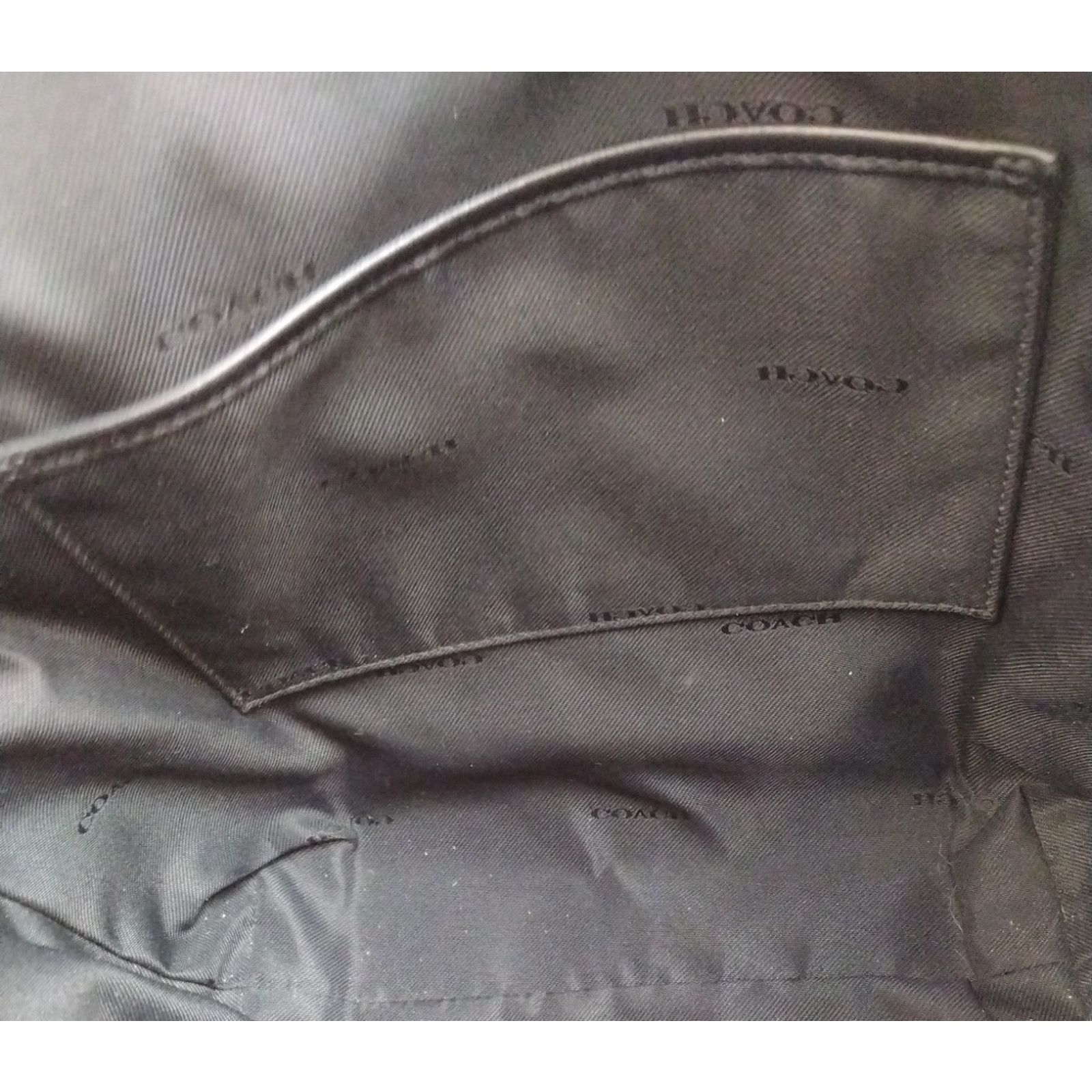 Coach Coach Dufflette Signature C Jacquard Crossbody Black Purse Size ONE SIZE - 12 Thumbnail