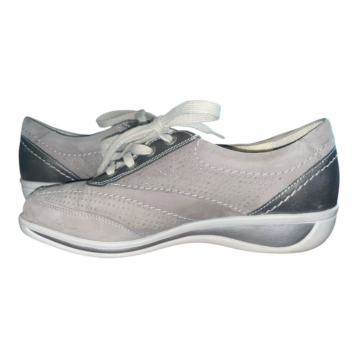 Other Women’s Ara soft Luftpolster sneakers leather gray size : 5 Size US 5 / IT 35 - 4 Thumbnail