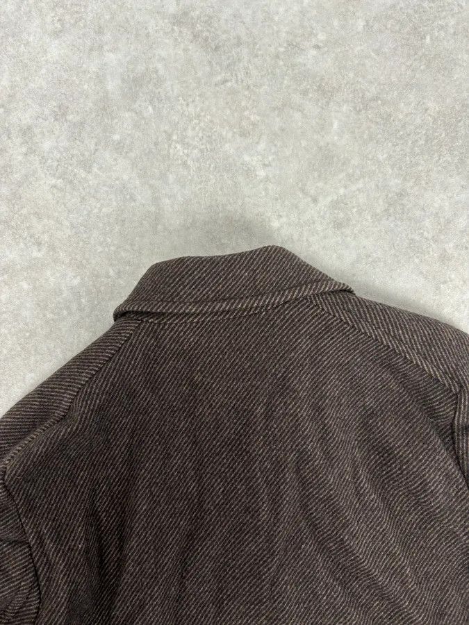 A.P.C. A.P.C. Brown Wool Light Buttoned Officer Jacket Size S / US 4 / IT 40 - 6 Thumbnail