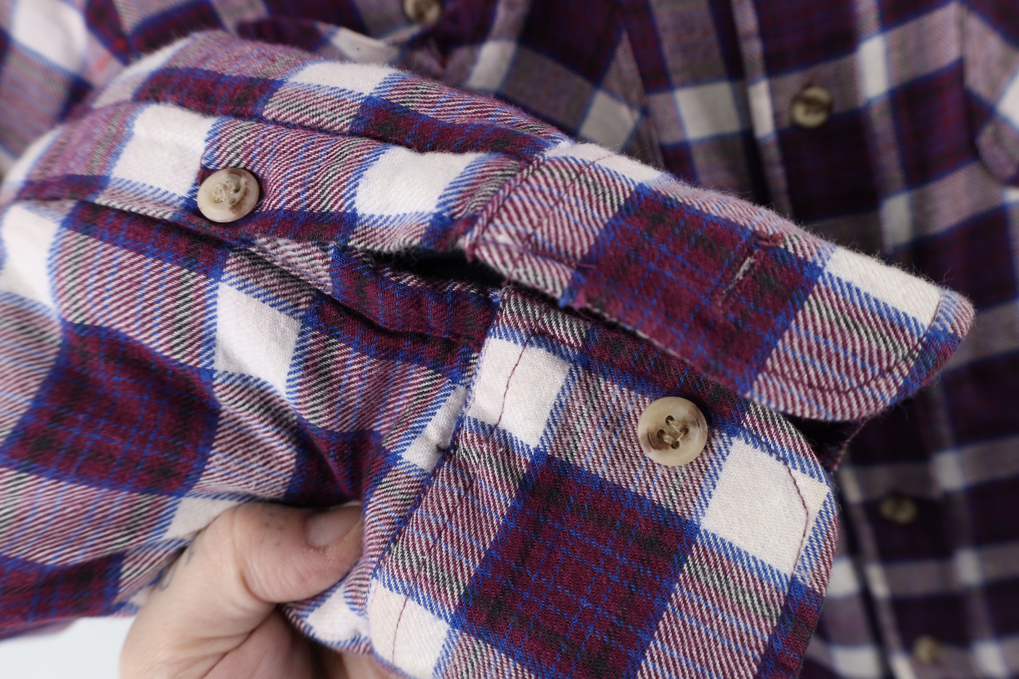 Vintage Vintage 90s Streetwear Quilted Flannel Button Shirt Jacket Size US L / EU 52-54 / 3 - 6 Thumbnail