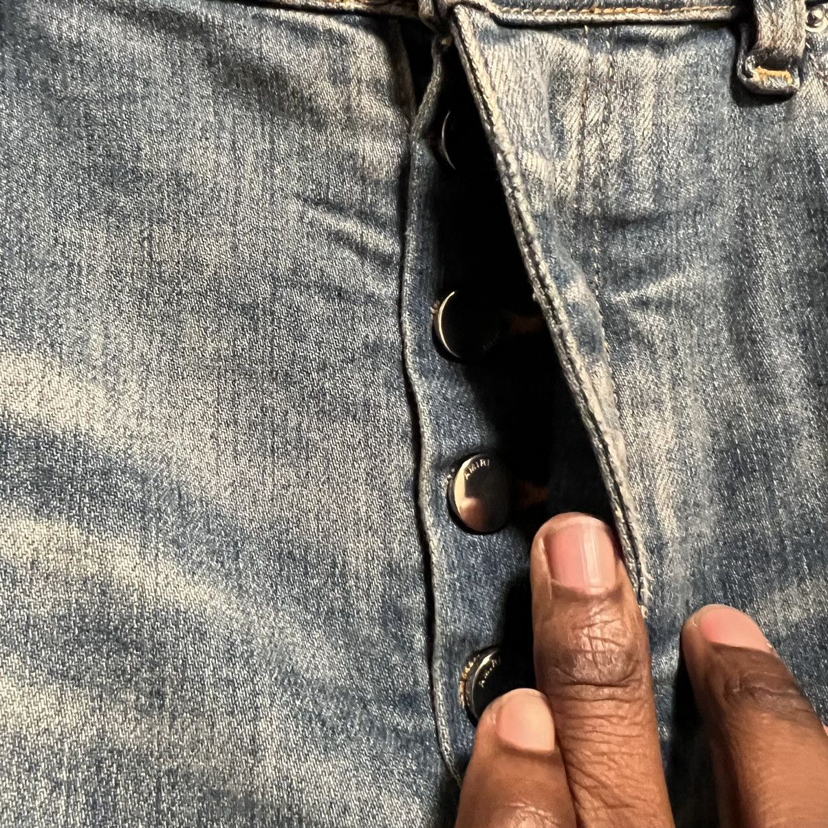 Amiri Amiri Flannel Core Logo Jeans Clay Indigo Size US 34 / EU 50 - 7 Thumbnail